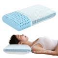 Almohada de espuma de memoria de tela de hielo almohada perforada